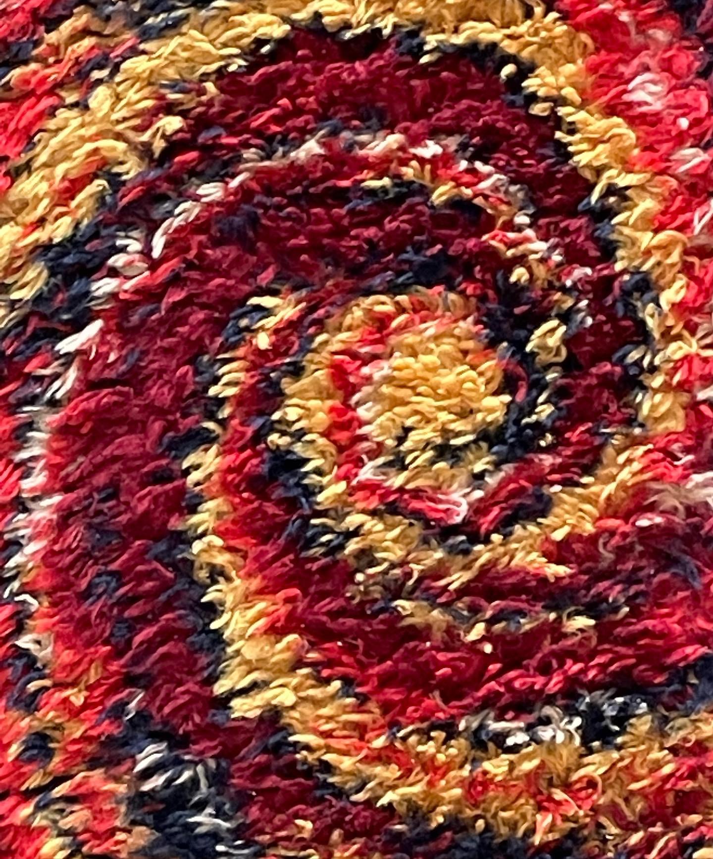 Colorful Wool Rug by Salewa, Germany, 1970s In Good Condition In Debrecen-Pallag, HU