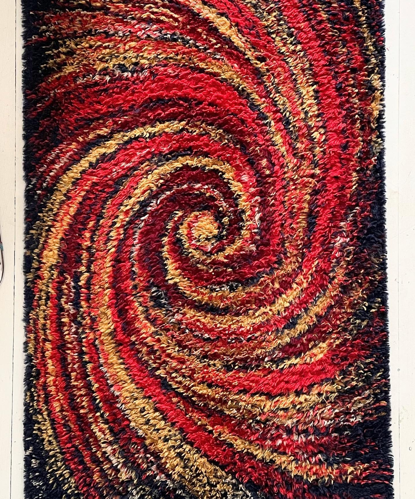 Nylon Colorful Wool Rug by Salewa, Germany, 1970s