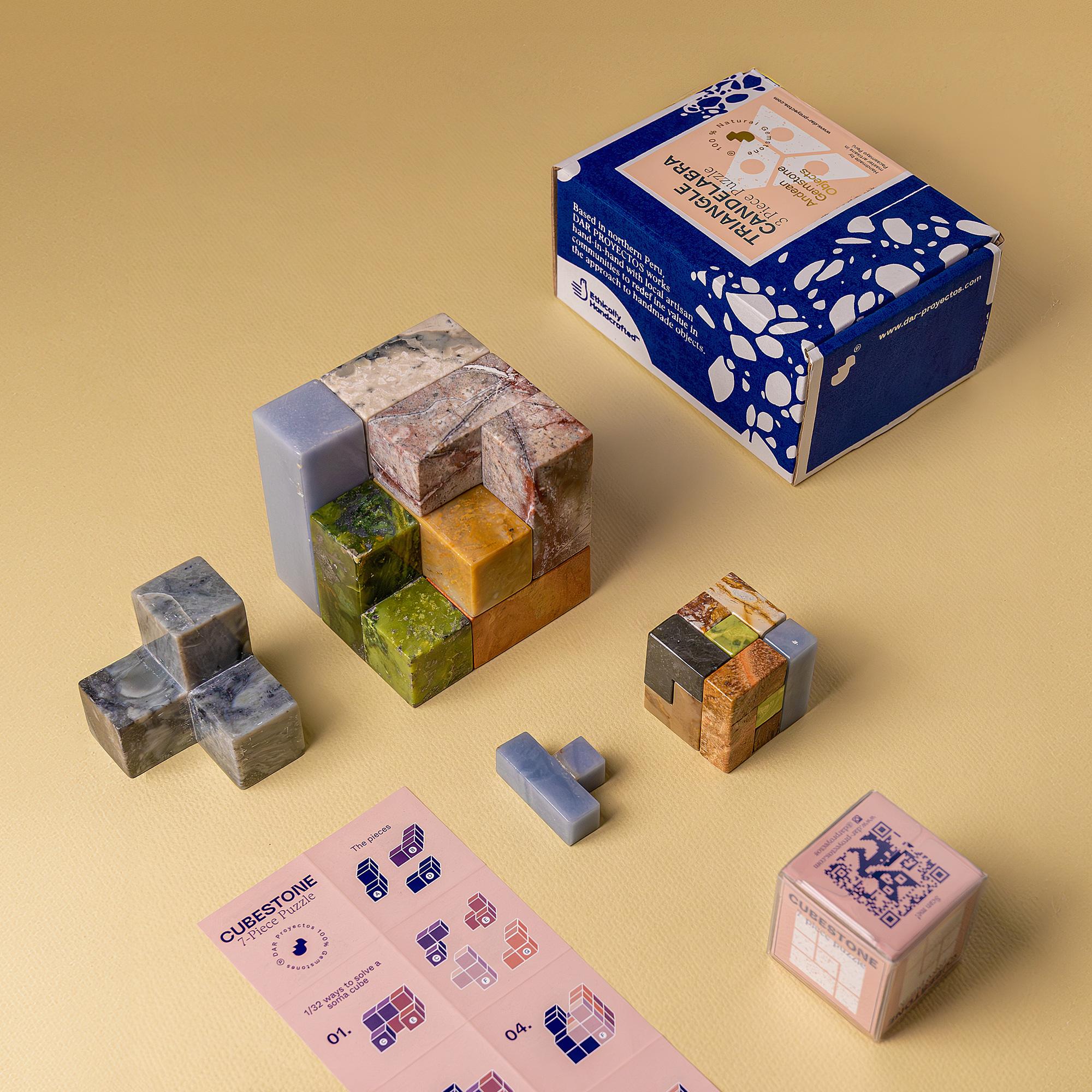 Puzzle di gemme colorate XL Soma Cube 3D In condizioni Nuovo in vendita a Pacasmayo, PE