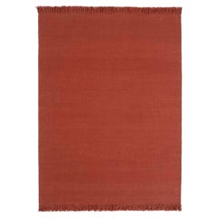 Colors Saffron Dhurrie Standard Natural Wool Rug by Nani Marquina, Medium