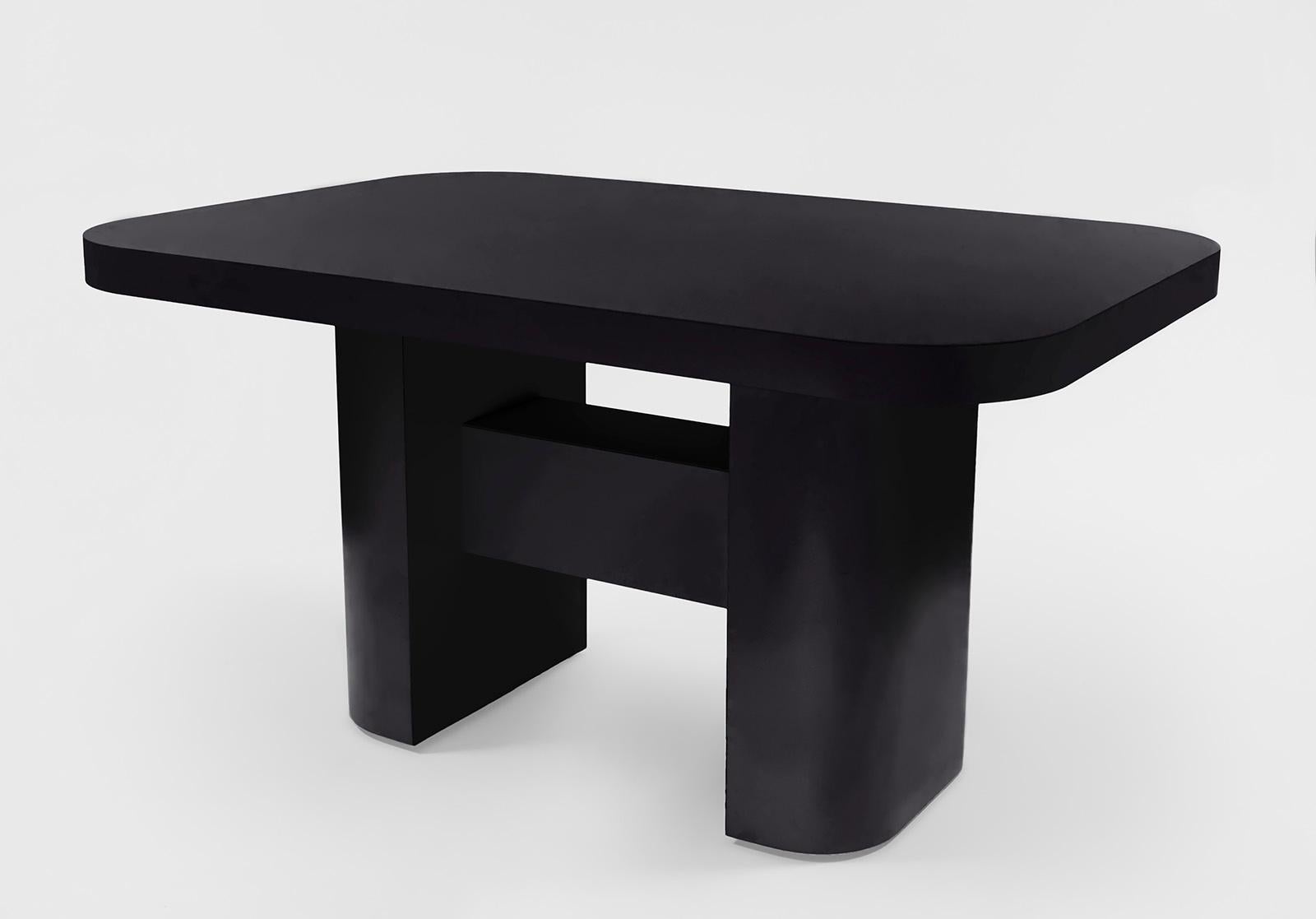 American Colorway, Modern Dining Table, Black