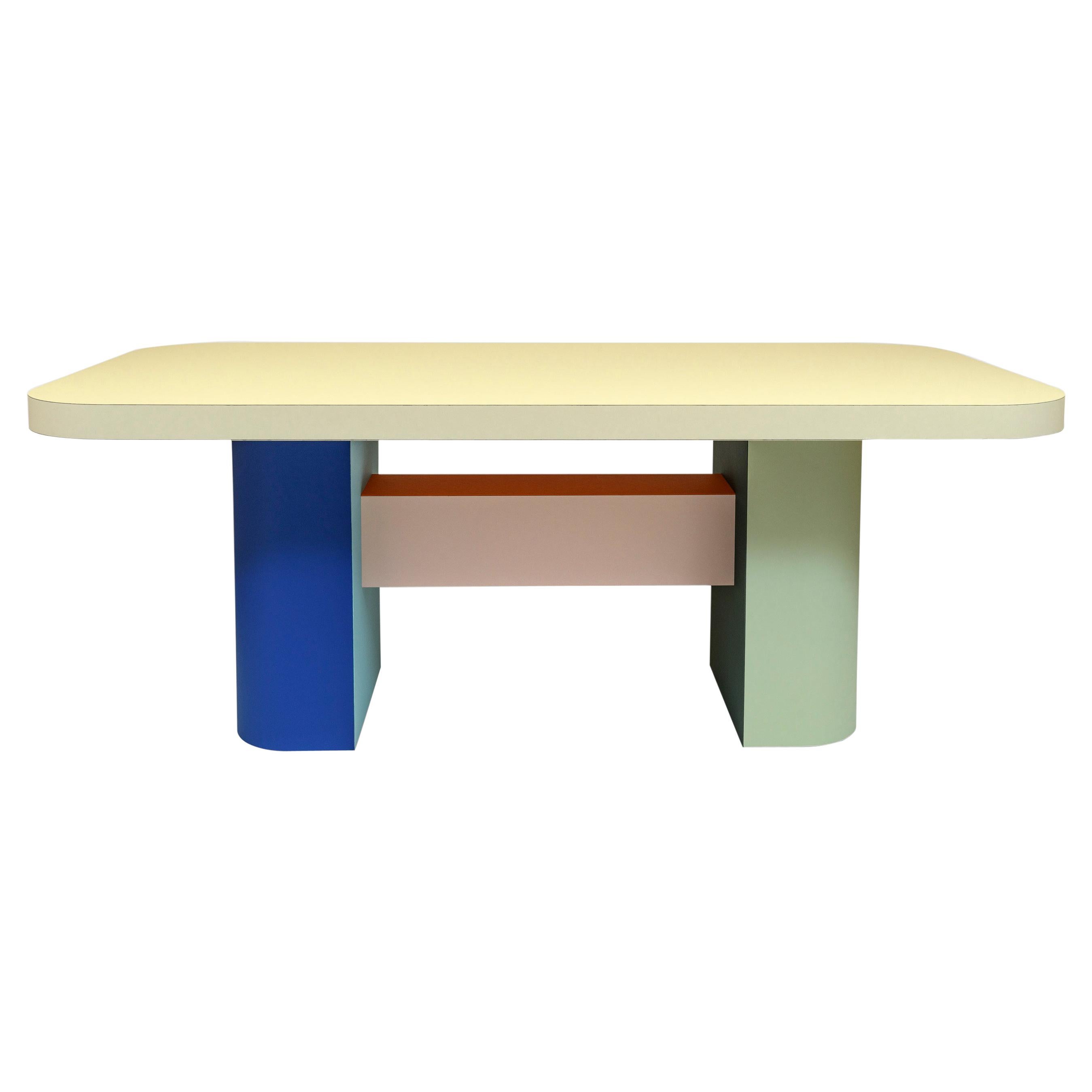 Colorway, Modern Dining Table, Multicolor 