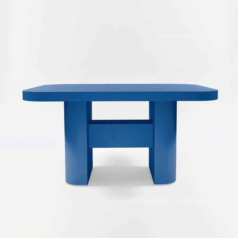 Colorway, Modern Multicolor Dining Table, in Stock For Sale at 1stDibs