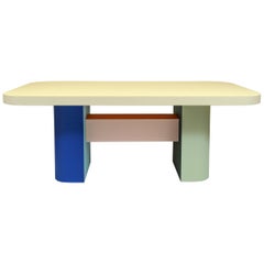 Colorway, Modern Multicolor Dining Table, in Stock