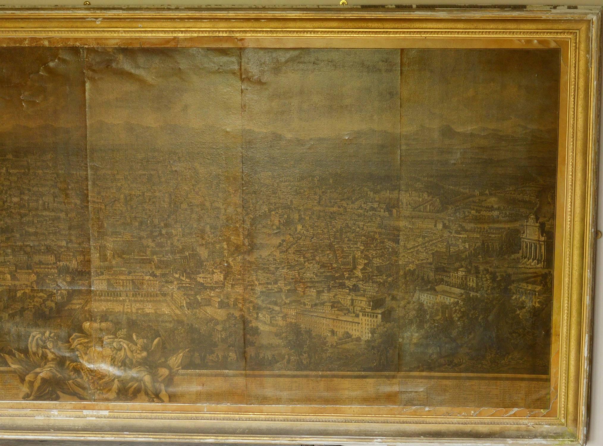 Monumental Antique Panorama of Rome by Giuseppe Vasi, 1765 3