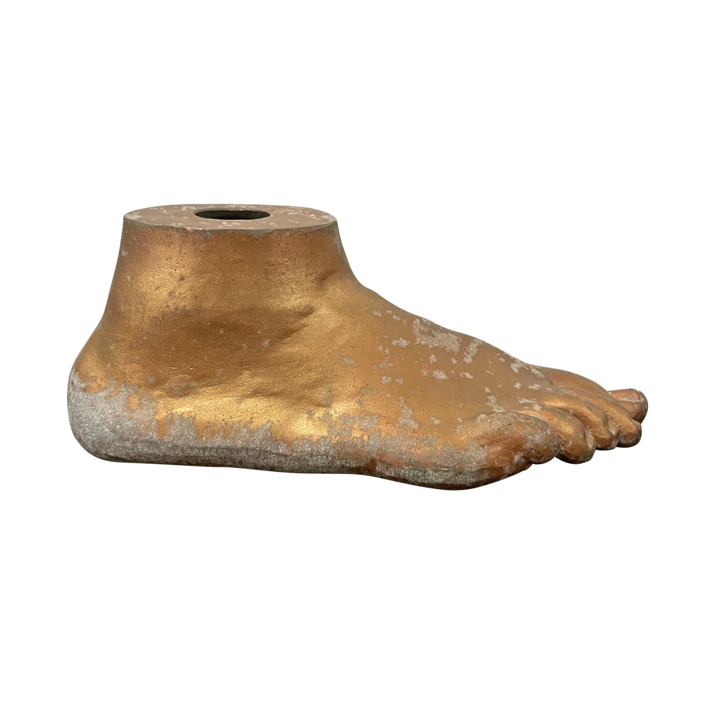 Classical Roman Colossal Gilt Foot