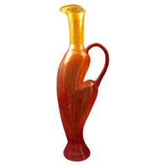 Colossal K. Engman for Kosta Boda Vase in Tangerine