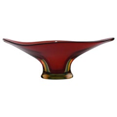 Colossal Murano Vase in Mouth Blown Art Glass, 1960s-1970s