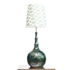 Colossal 'One of a Kind Ceramic Lamp by Bjorn Wiinblad, Denmark, 1960'S