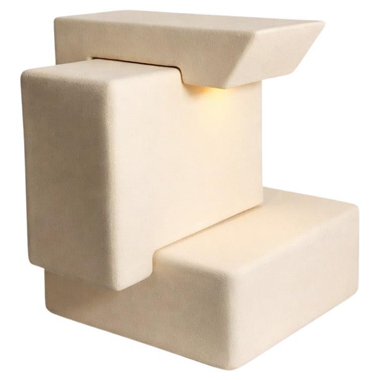 Colosse by Kalou Dubus, Ceramic table, Light sculptural For Sale