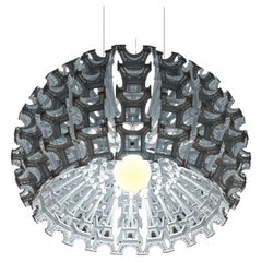 "Colosseum" Iconic Pendant Light Constructed of Eiffeltowers