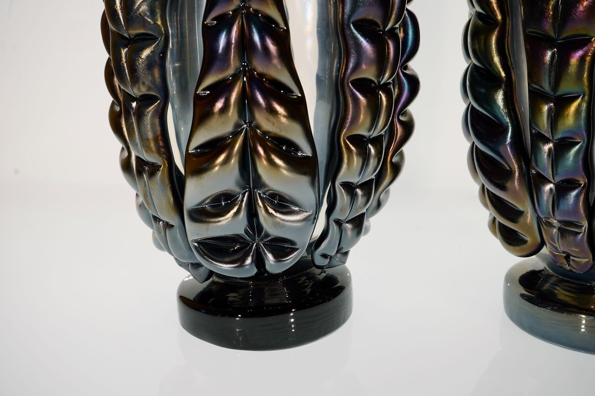 Colosses, vases géants en verre de Murano. Collection S. Design/One. Signé en vente 5