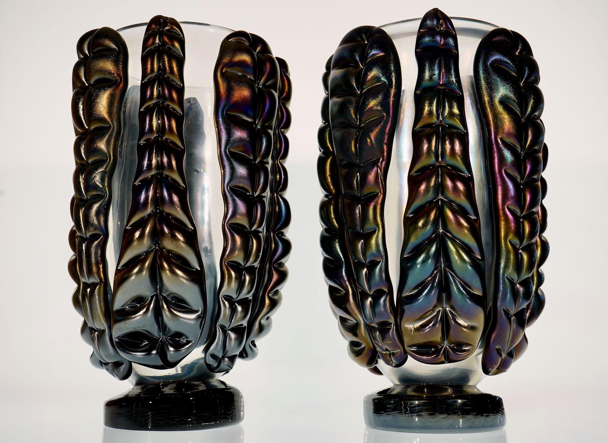 Colosses, vases géants en verre de Murano. Collection S. Design/One. Signé en vente 7