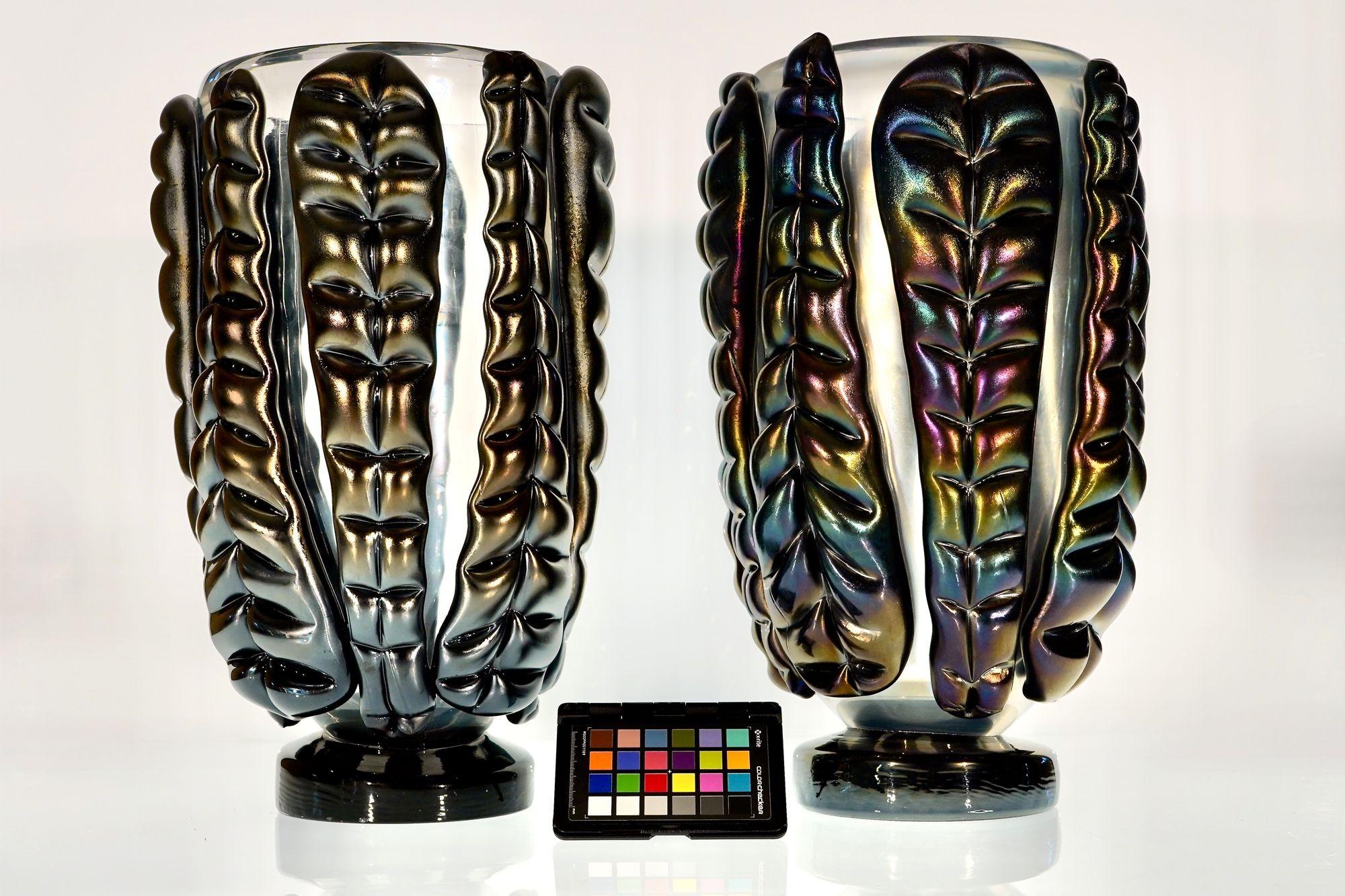 Colosses, vases géants en verre de Murano. Collection S. Design/One. Signé en vente 10