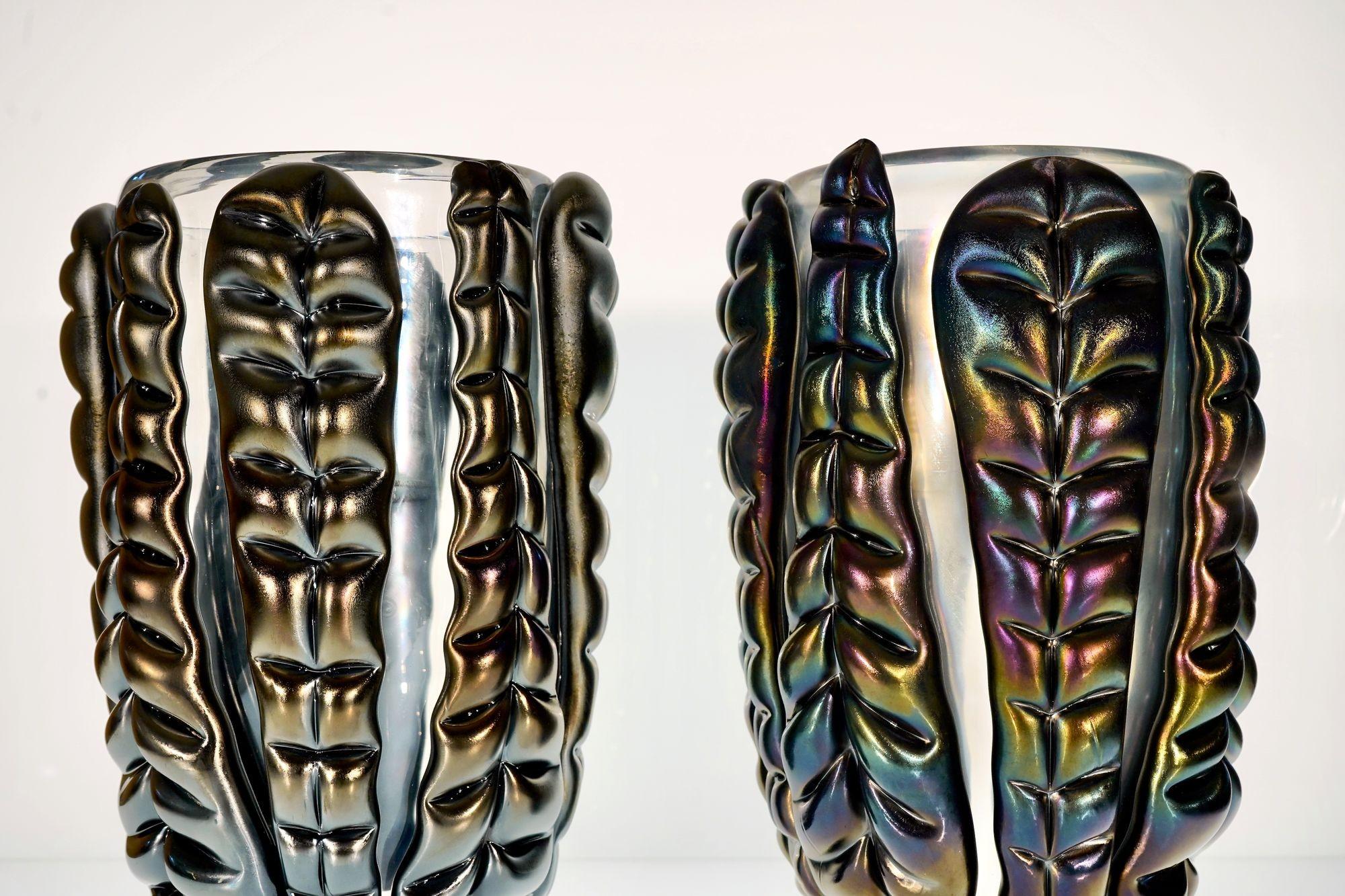 Colosses, vases géants en verre de Murano. Collection S. Design/One. Signé en vente 11