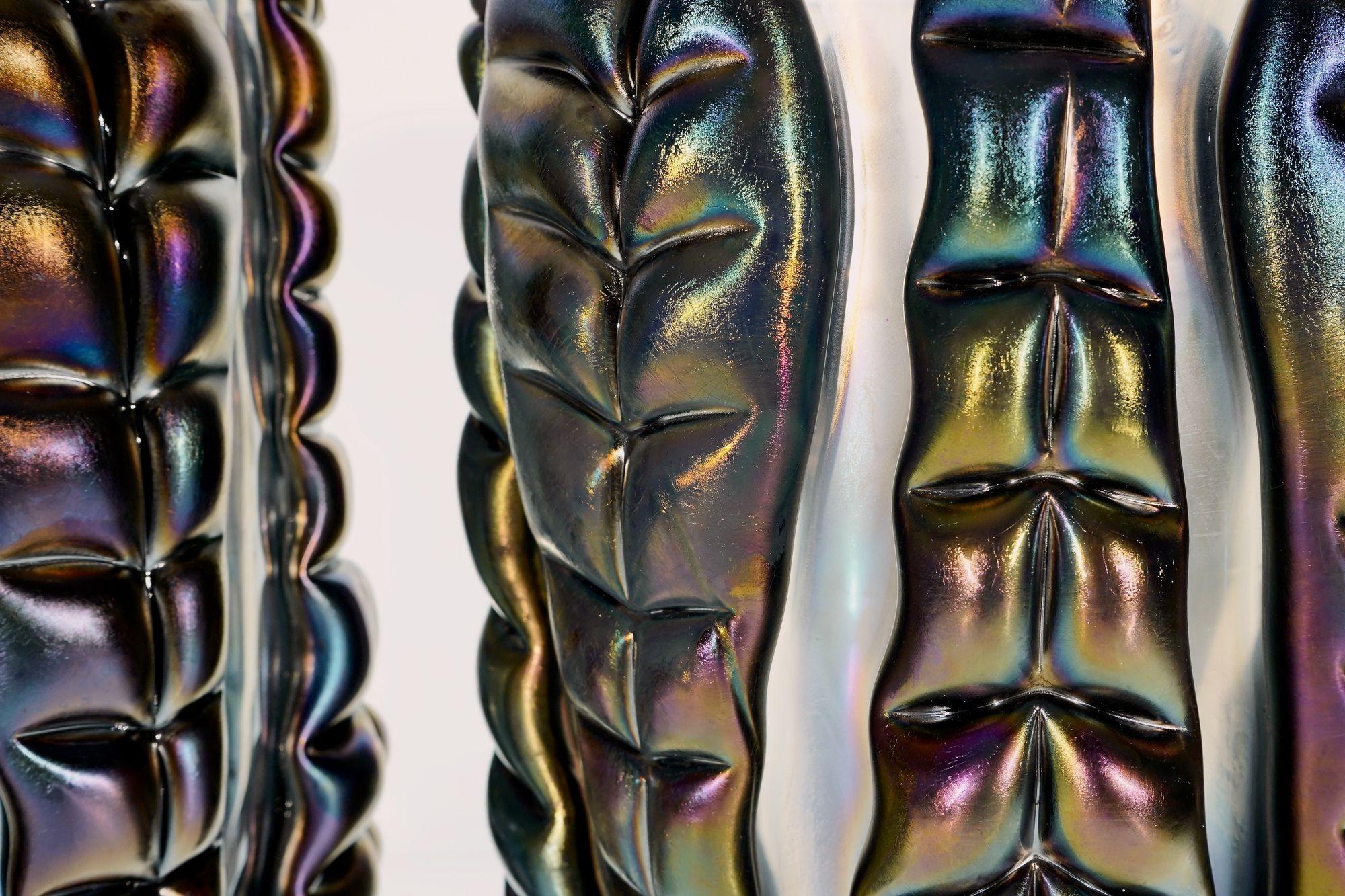 Mid-Century Modern Colosses, vases géants en verre de Murano. Collection S. Design/One. Signé en vente