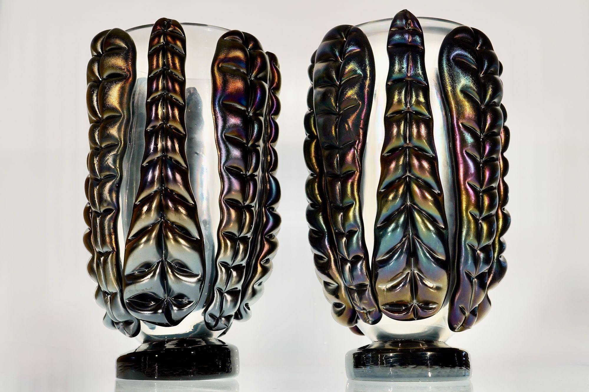 Colosses, vases géants en verre de Murano. Collection S. Design/One. Signé en vente 1