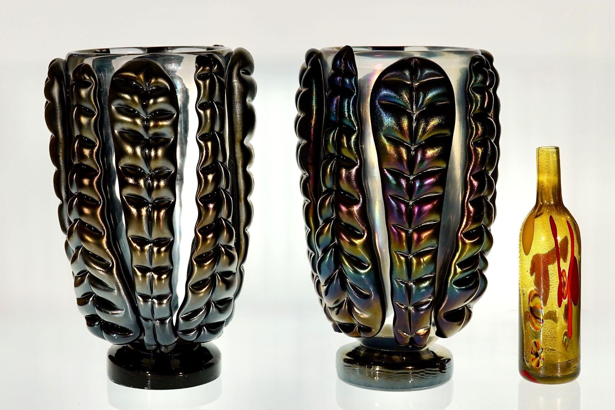 Colosses, vases géants en verre de Murano. Collection S. Design/One. Signé en vente 2