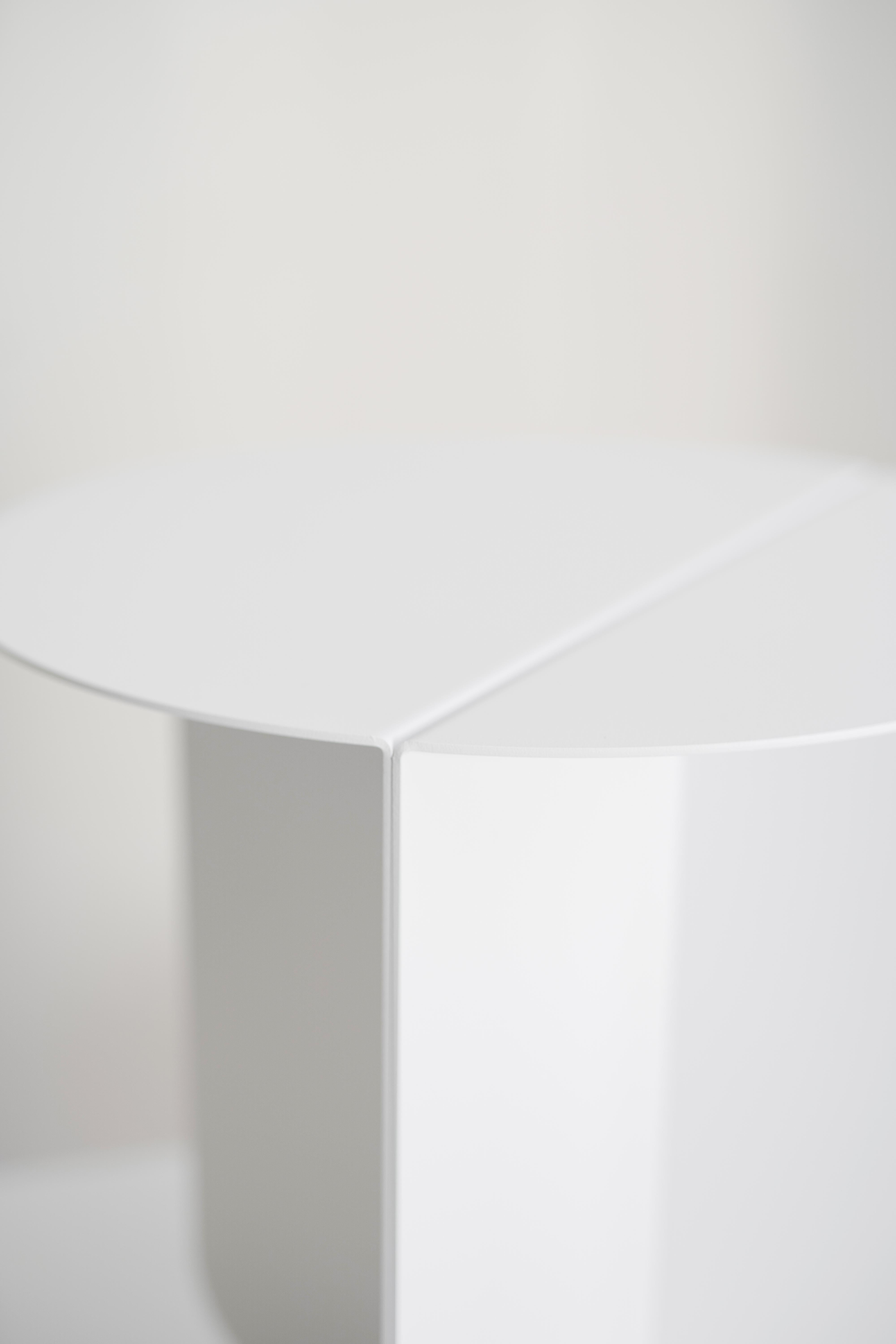 round particle board table