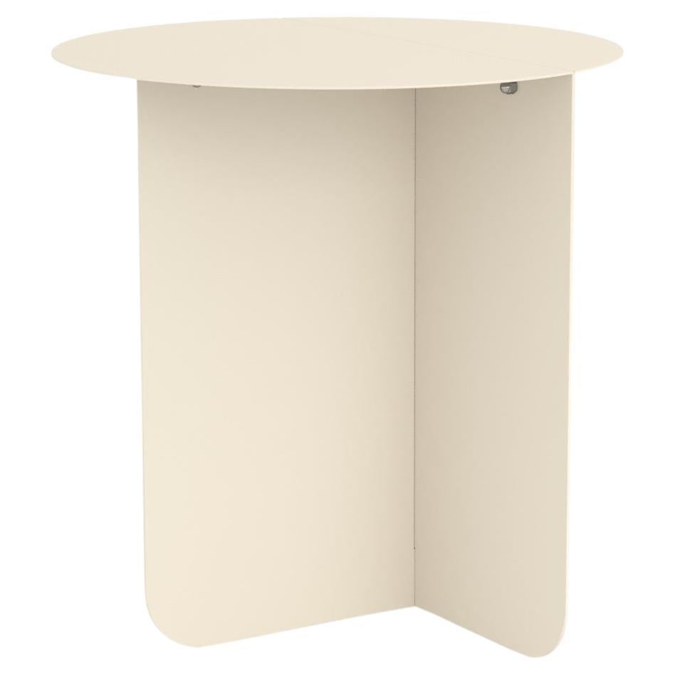 Colour, a Modern Coffee / Side Table, Ral 1013 - Oyster White, by Bas Vellekoop