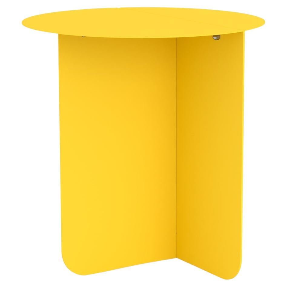 Colour, a Modern Coffee / Side Table, Ral 1018 - Zinc Yellow, by BAS VELLEKOOP For Sale