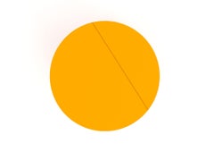 Colour, a Modern Coffee / Side Table, Ral 1028 - Melon Yellow, by Bas Vellekoop