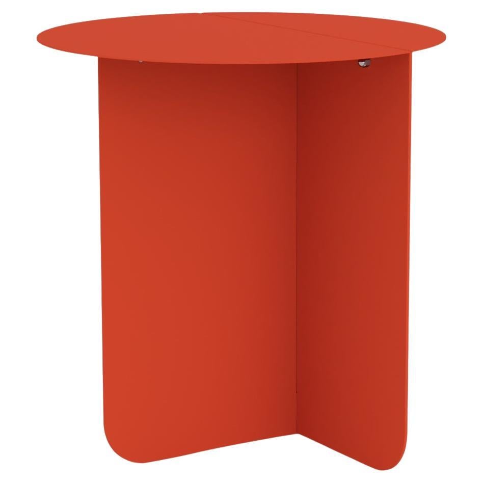 Colour, a Modern Coffee / Side Table, Ral 2002 - Vermilion, by Bas Vellekoop For Sale