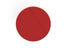 Colour, a Modern Coffee / Side Table, Ral 3002 - Carmine Red, by Bas Vellekoop