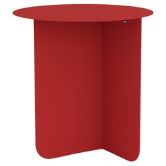 Colour, a Modern Coffee / Side Table, Ral 3002 - Carmine Red, by Bas Vellekoop