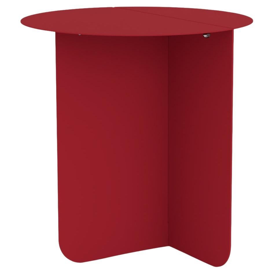 Colour, a Modern Coffee / Side Table, RAL 3003 - Ruby Red, by BAS VELLEKOOP For Sale