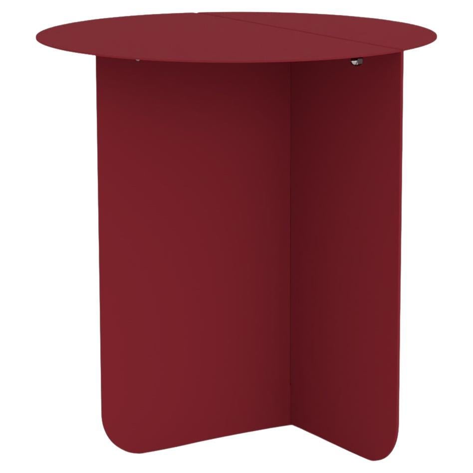 Couleur, table basse / table d'appoint moderne, Ral 3004 - Rouge violet, par BAS VELLEKOOP