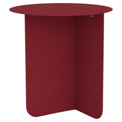 Couleur, table basse / table d'appoint moderne, Ral 3004 - Rouge violet, par BAS VELLEKOOP