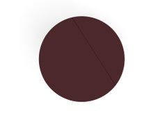 Colour, a Modern Coffee / Side Table, Ral 3007 - Black Red, by Bas Vellekoop