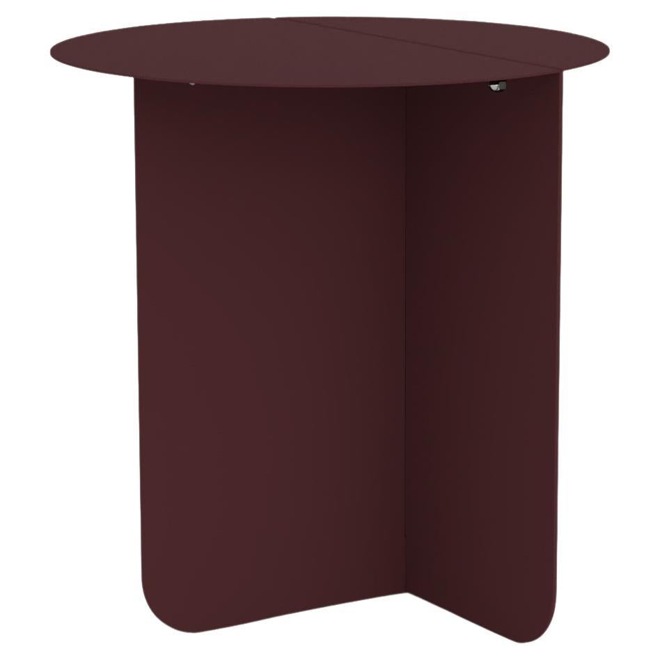 Colour, a Modern Coffee / Side Table, Ral 3007 - Black Red, by Bas Vellekoop For Sale