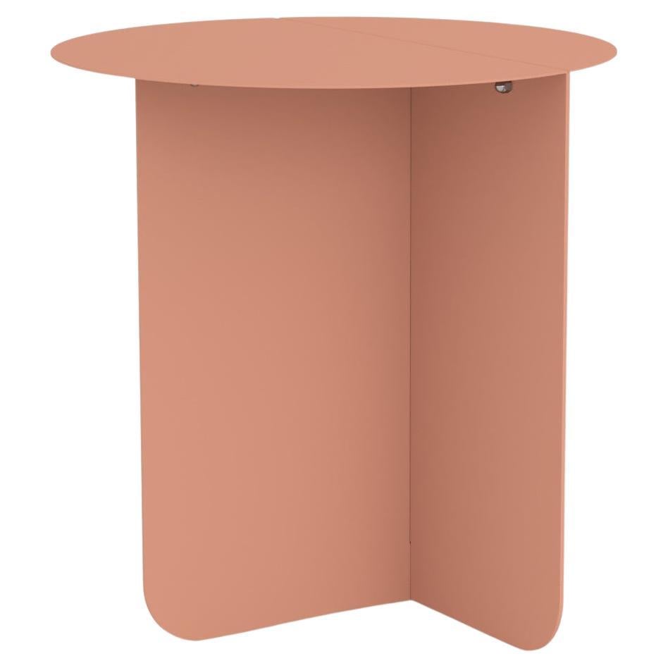 Couleur, table basse/table d'appoint moderne, Ral 3012 - rouge beige, par Bas Vellekoop