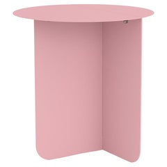 Couleur, table basse/table d'appoint moderne, Ral 3015, rose clair, par Bas Vellekoop