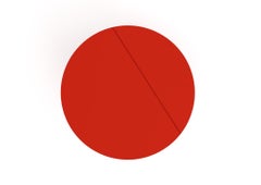 Colour, a Modern Coffee / Side Table, Ral 3020 - Traffic Red, by Bas Vellekoop