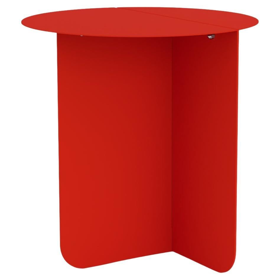 Farbgebung, ein moderner Couchtisch / Beistelltisch, Ral 3020 – Traffic Red, von Bas Vellekoop