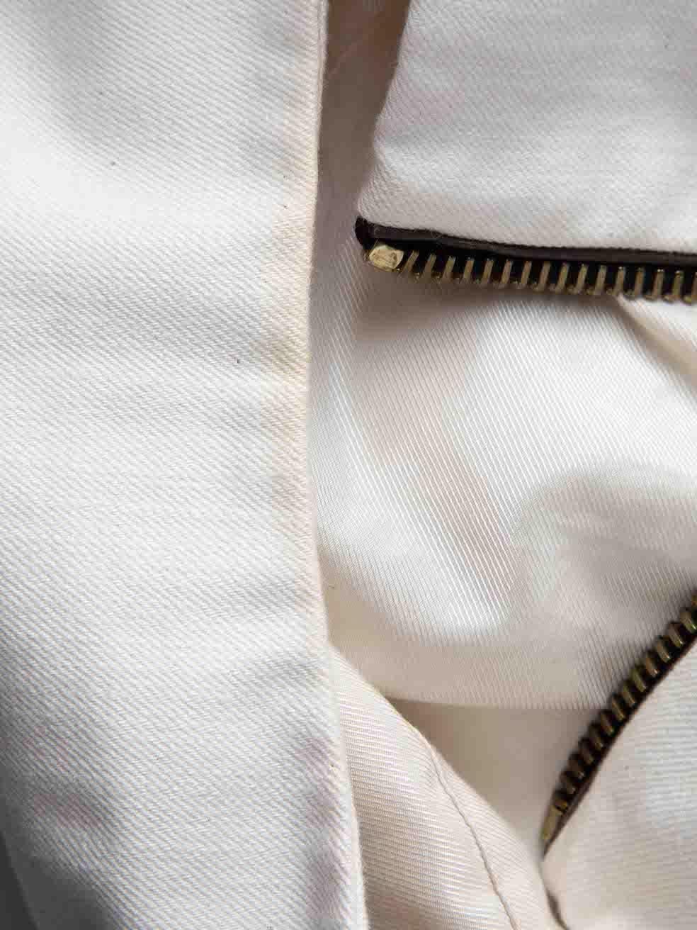 Women's Colour Block Fur Panelled Long Sleeves Top Size L For Sale