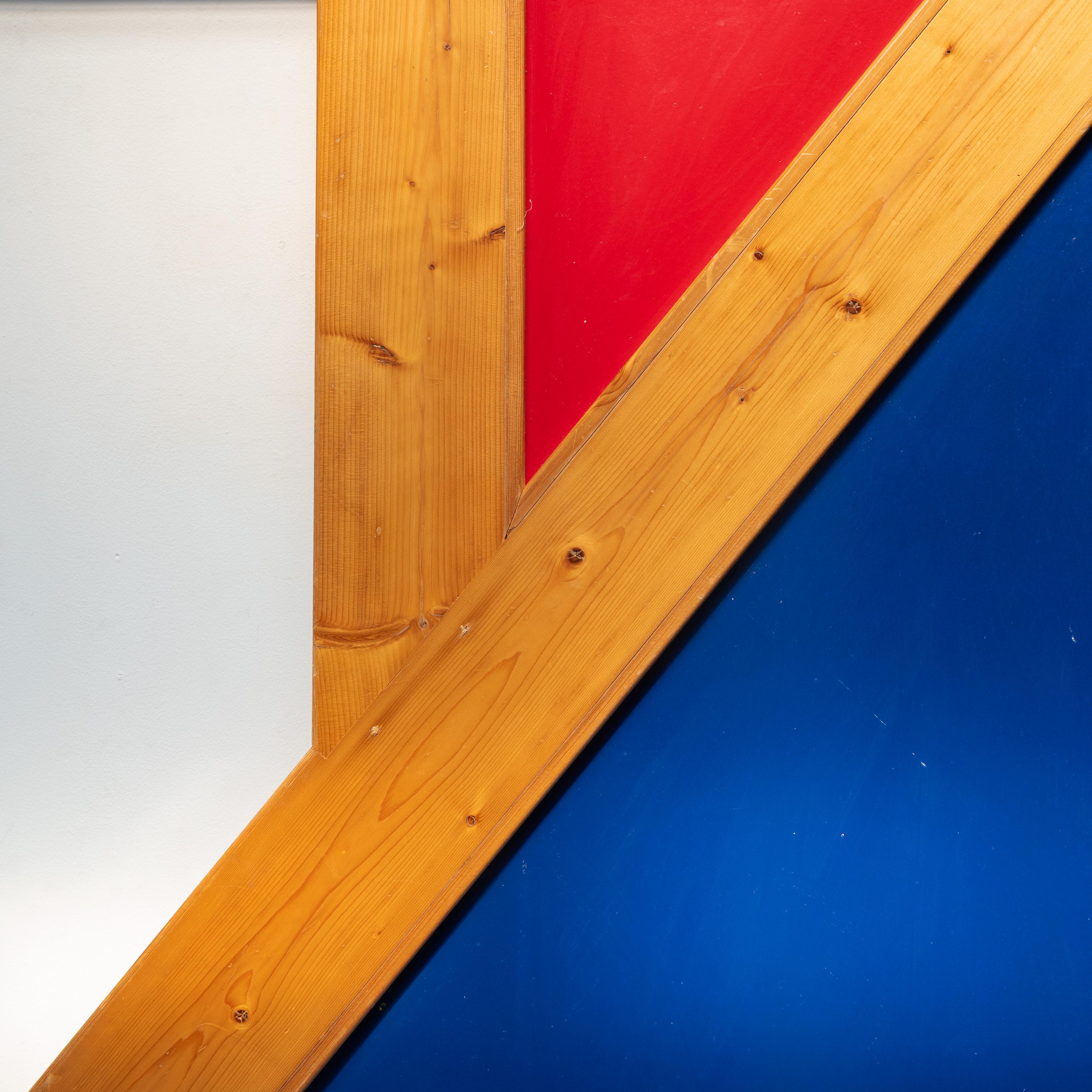 Panel de color, Charlotte Perriand, Les Arcs, Francia, años 70 Francés en venta