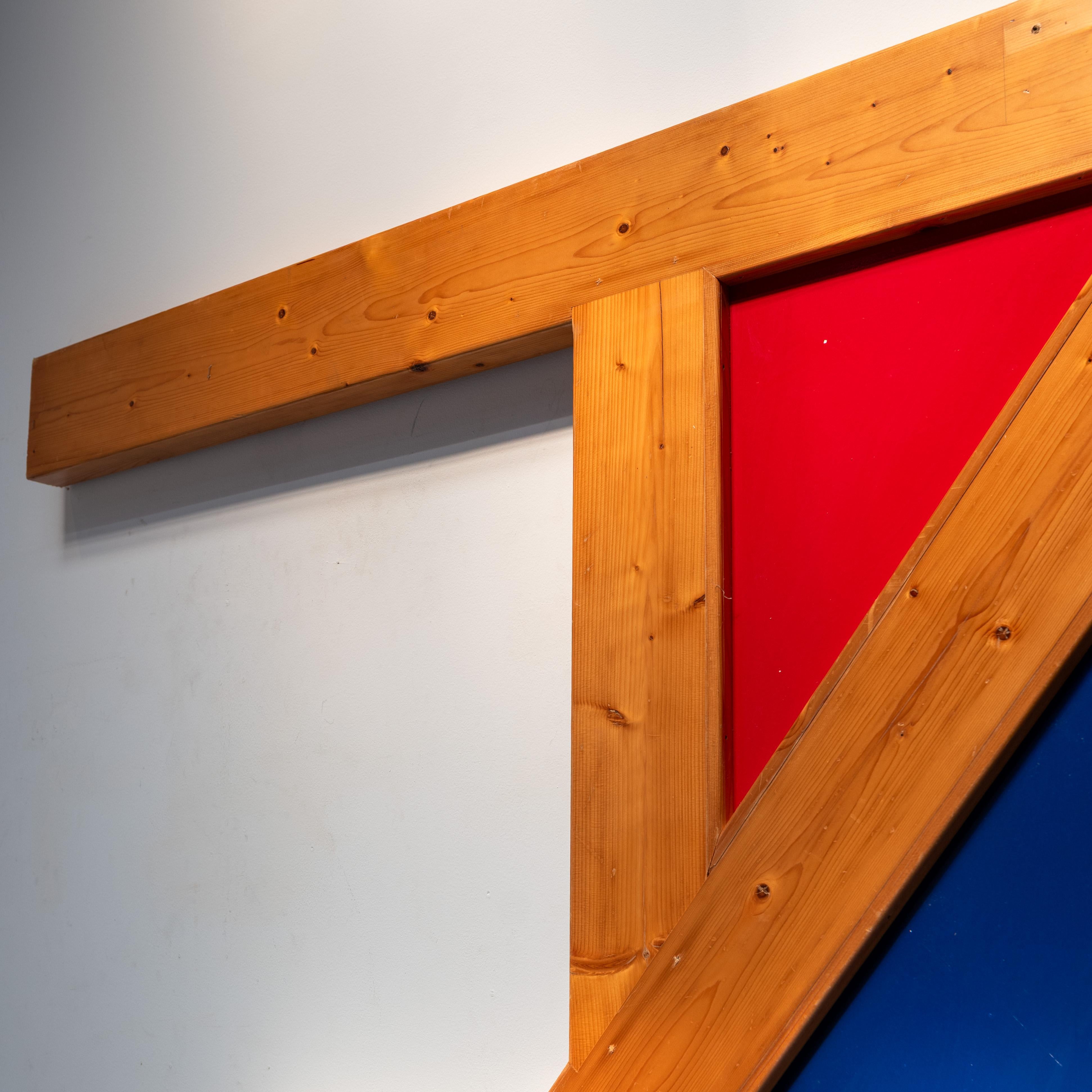Panel de color, Charlotte Perriand, Les Arcs, Francia, años 70 en venta 1