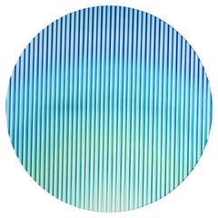 Colour Shift Reflective Art Panel Round, Trichroic Emerald – Rive Roshan