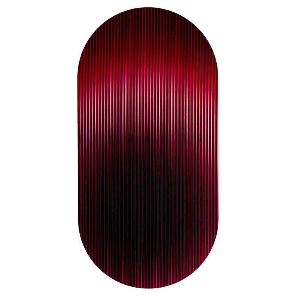 Panel Artístico Reflectante Colour Shift Pequeño, Granate - Rive Roshan