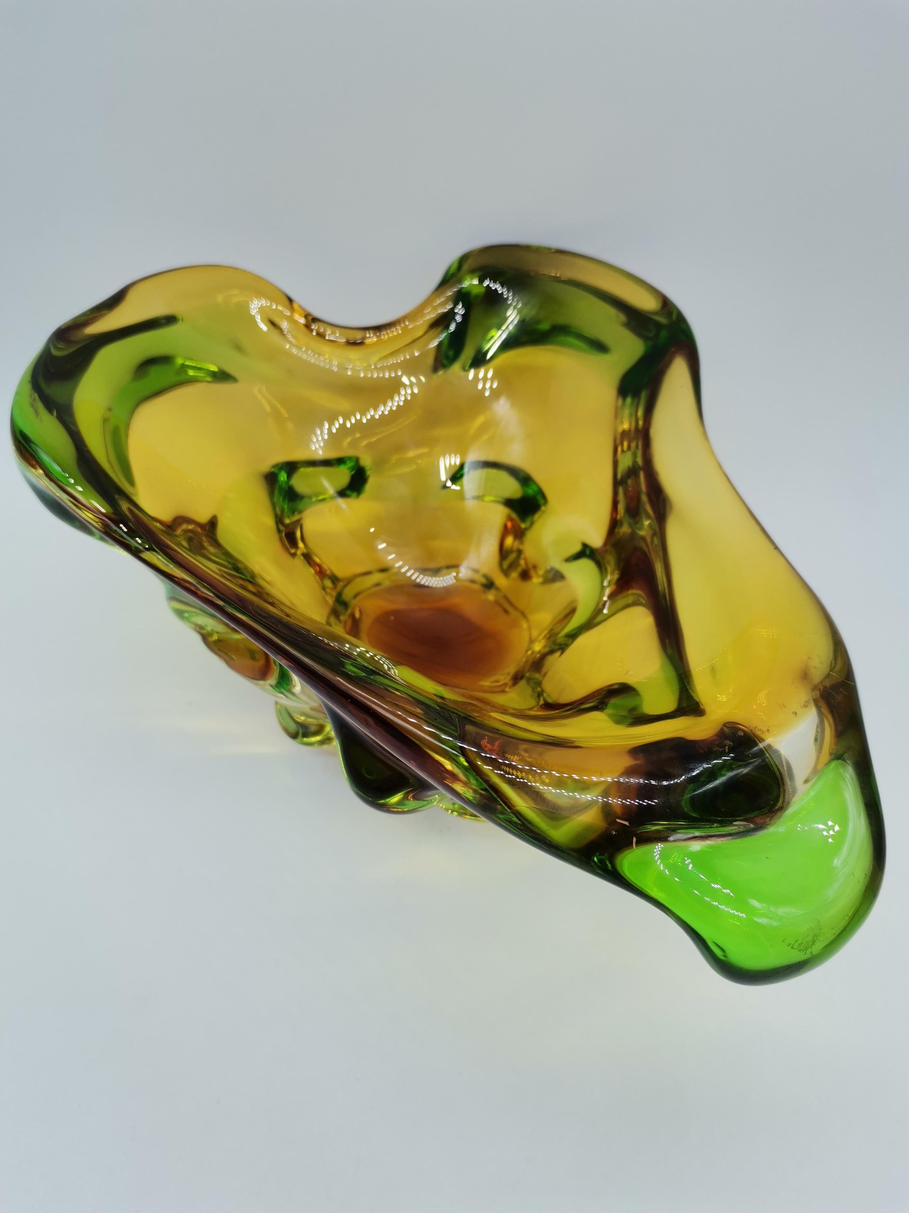 Coloured Bowl or Ashtray, Murano Glass In Good Condition In Vienna, AT