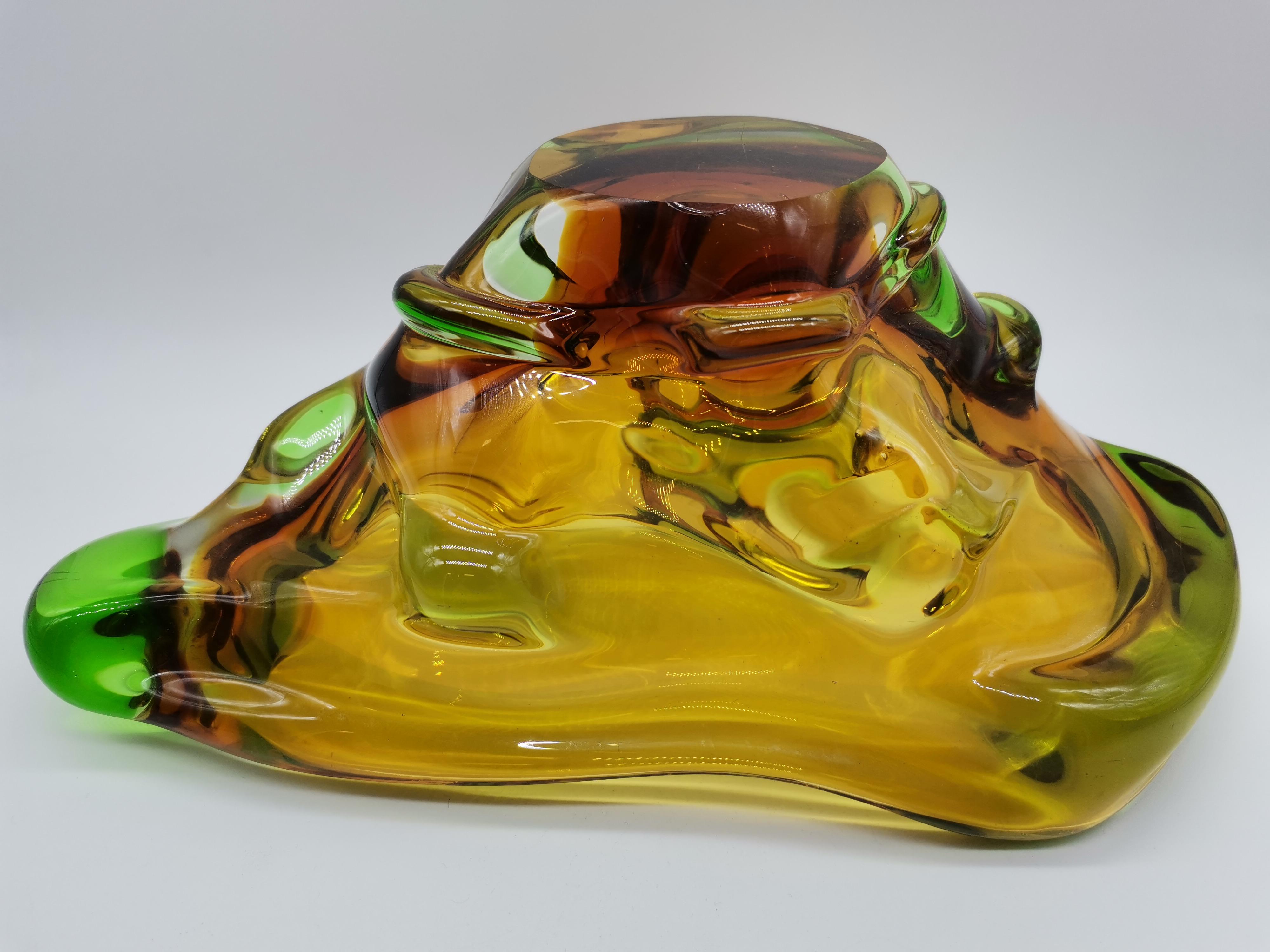 Coloured Bowl or Ashtray, Murano Glass 2