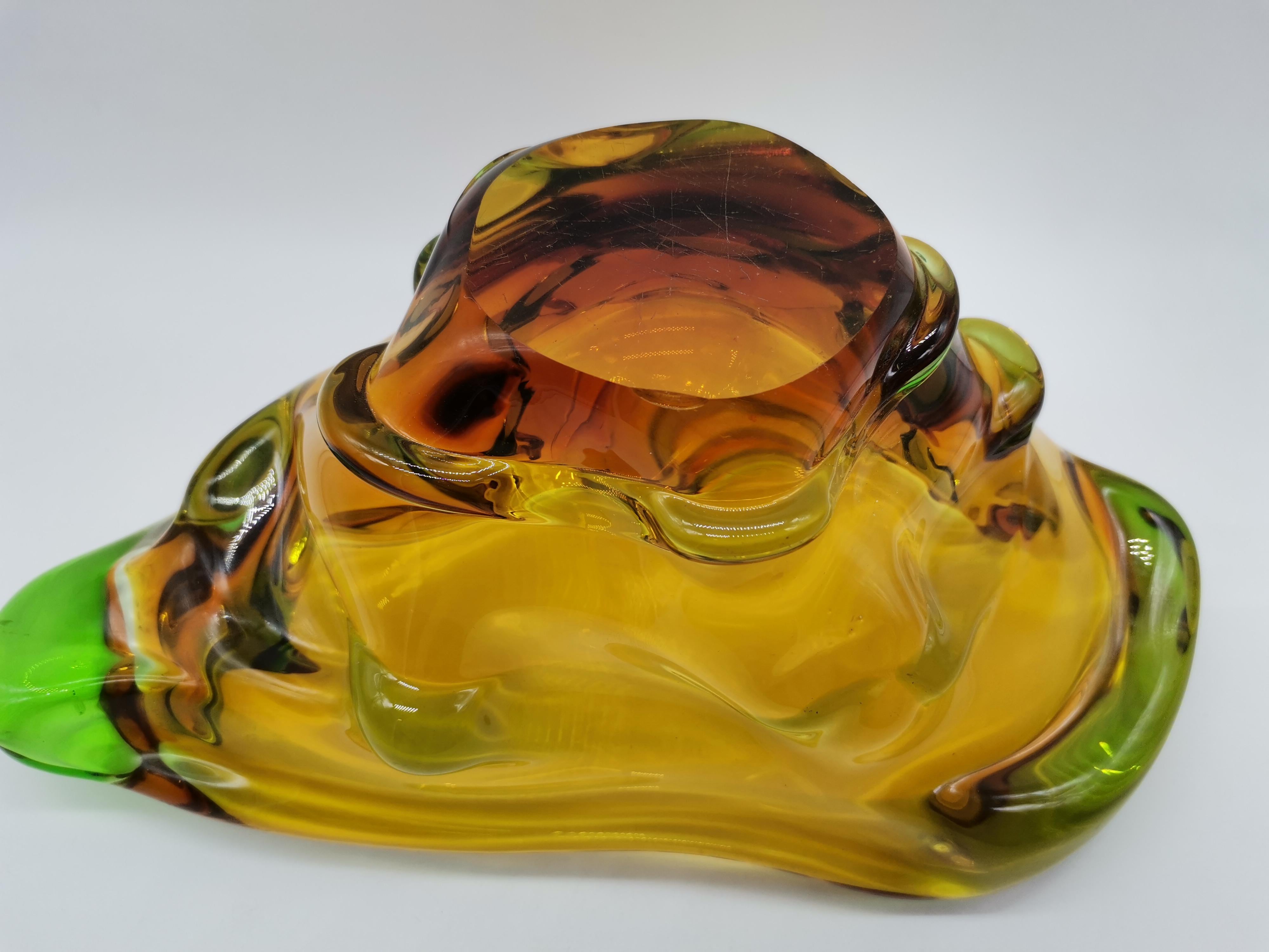Coloured Bowl or Ashtray, Murano Glass 3