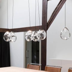 Farbige Pendelleuchten aus mundgeblasenem Glas mit doppeltem Momentum von Alex de Witte