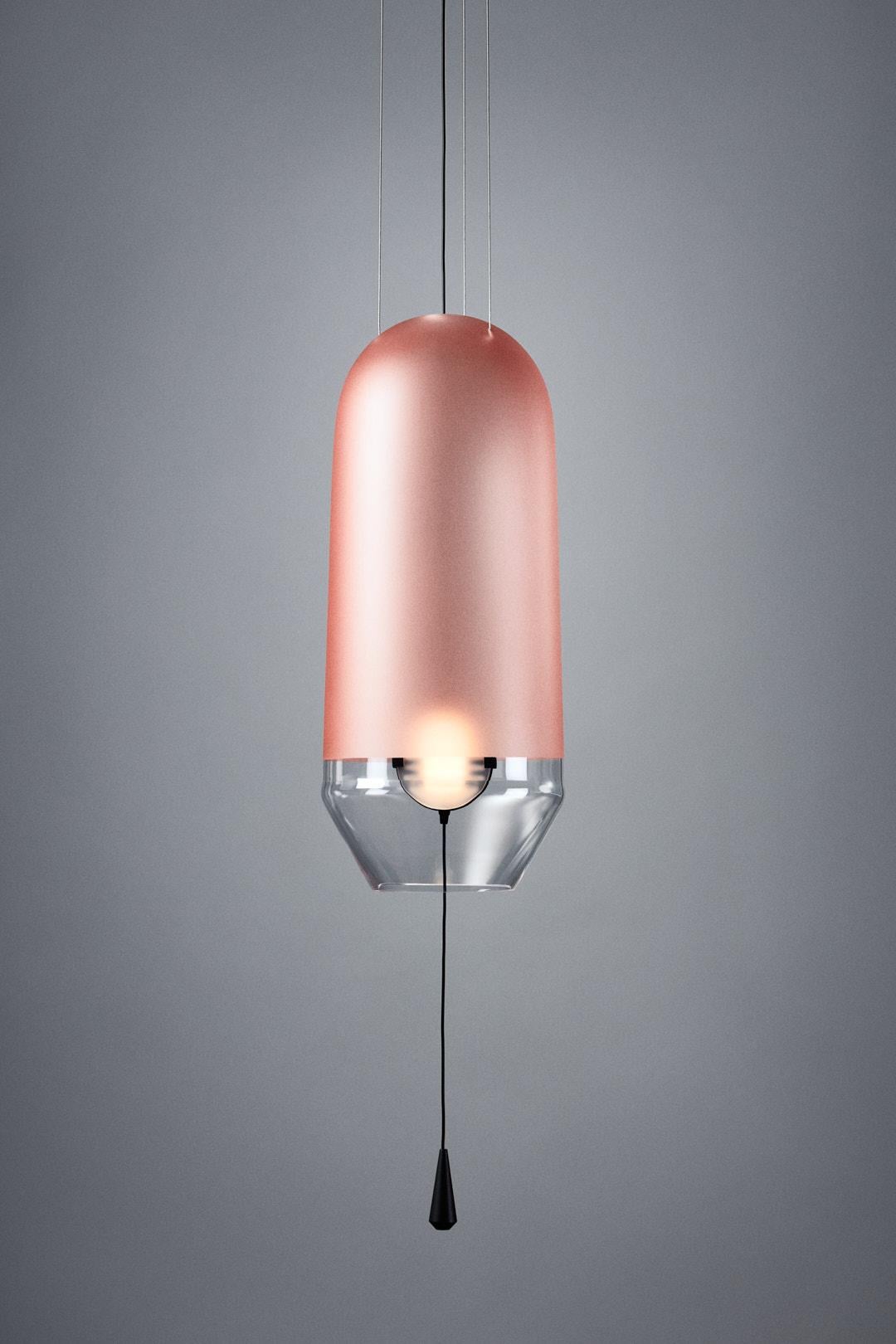Campione di vetro colorato per la collezione Coloured Limpid Light in vendita 5