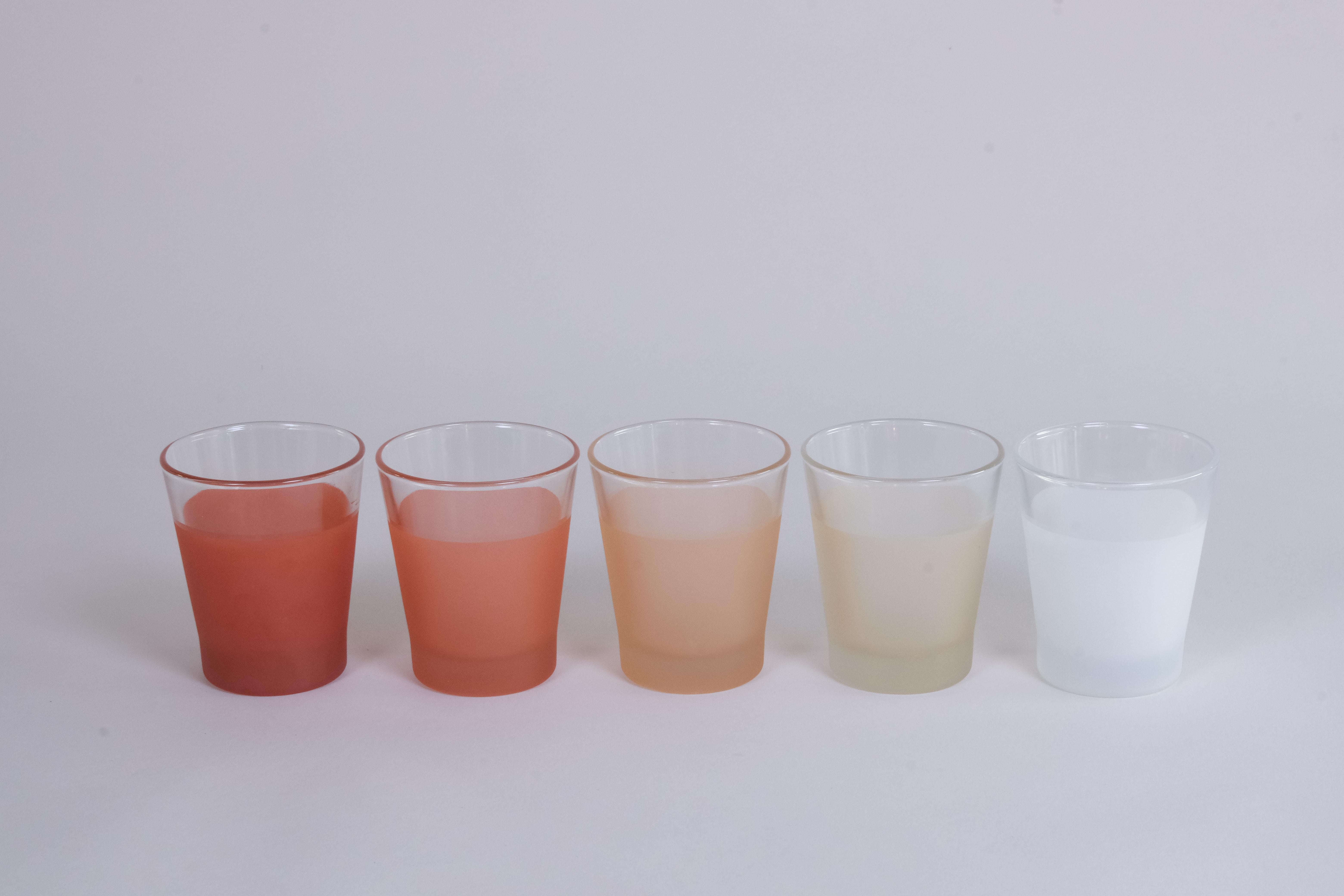 Vetro fumé Campione di vetro colorato per la collezione Coloured Limpid Light in vendita