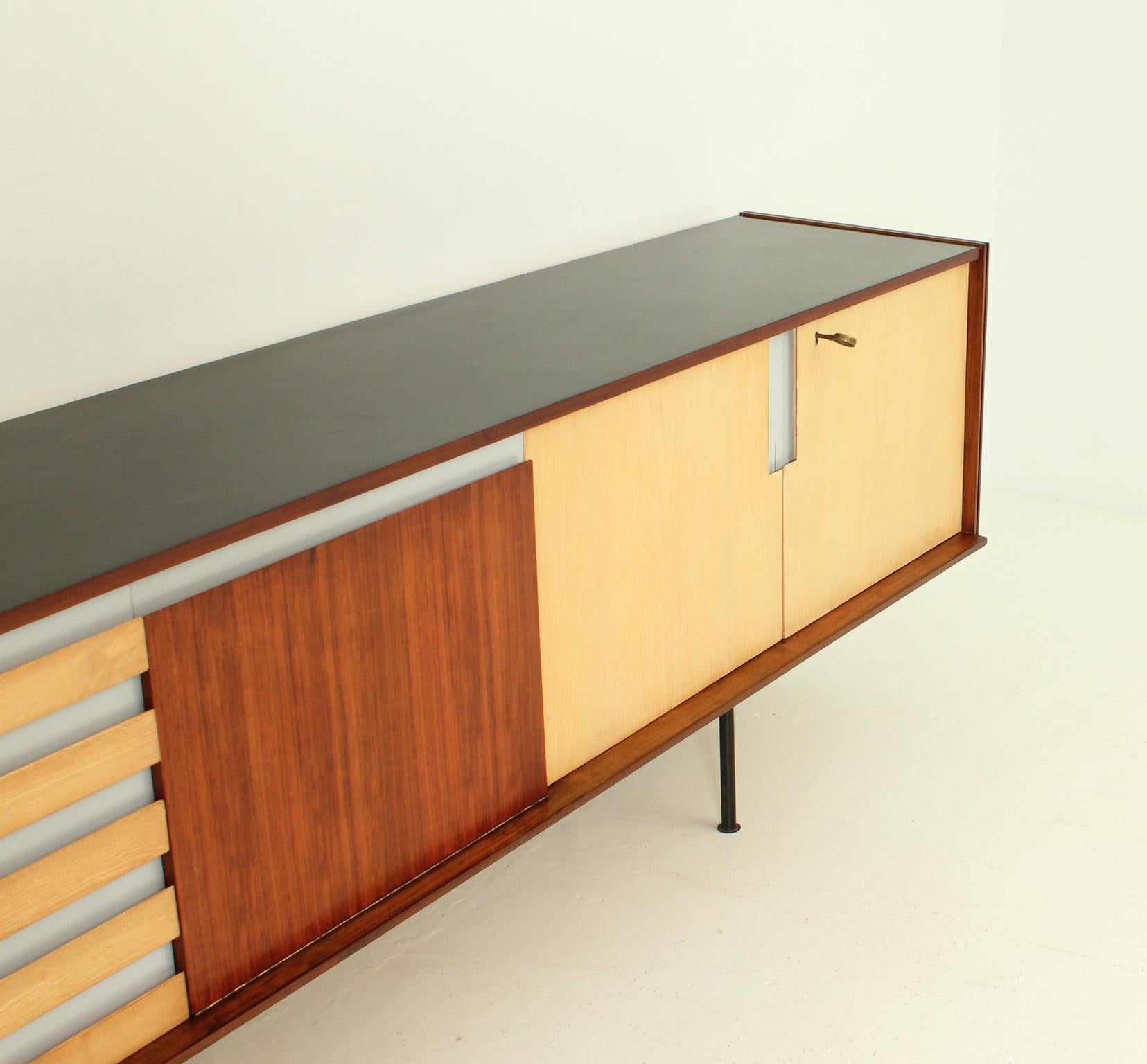 Mid-Century Modern Coloured Italian Sideboard from 1950's For Sale